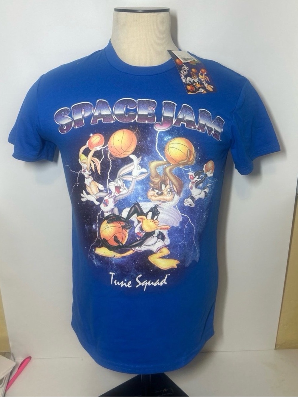 Vintage Space Jam Tune Squad Blue Graphic Tee